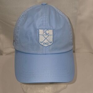 Vimhue X-Boyfriend Golf Hat Blue Ponytail Cap RCCC 1962 Crest SZ 57 NEW